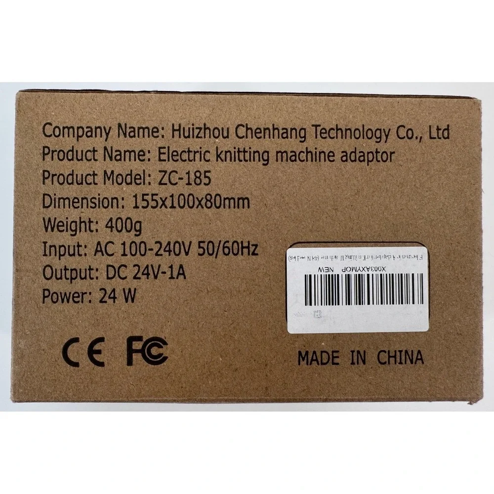 AIDILER ZC-185 Electric Knitting Machine Adaptor 24W Power Supply 48 Pin